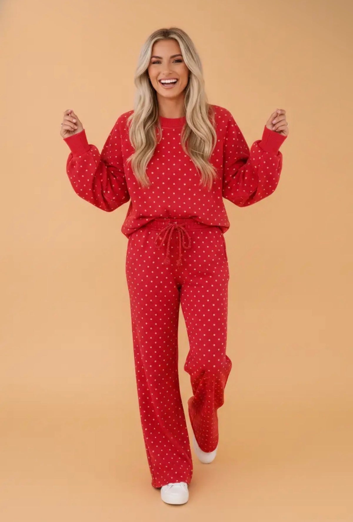 The Dottie Polka Dot Lounge Set