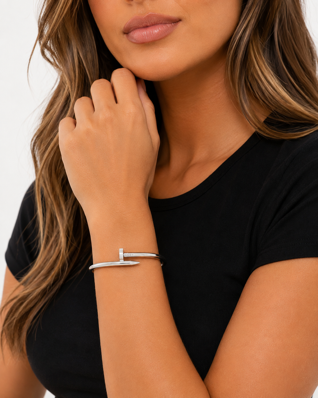 The Bridgette Nail Bangle Bracelet