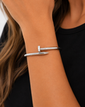 The Bridgette Nail Bangle Bracelet