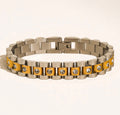 The Baylor Two Tone Watchband Bracelet