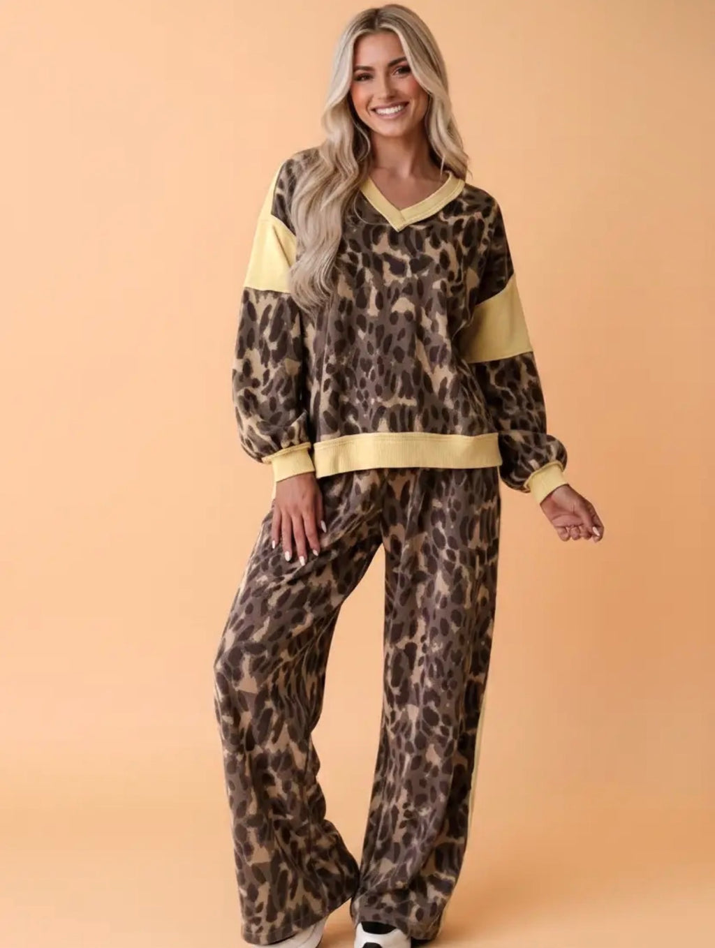 The Remi Leopard Lounge Set