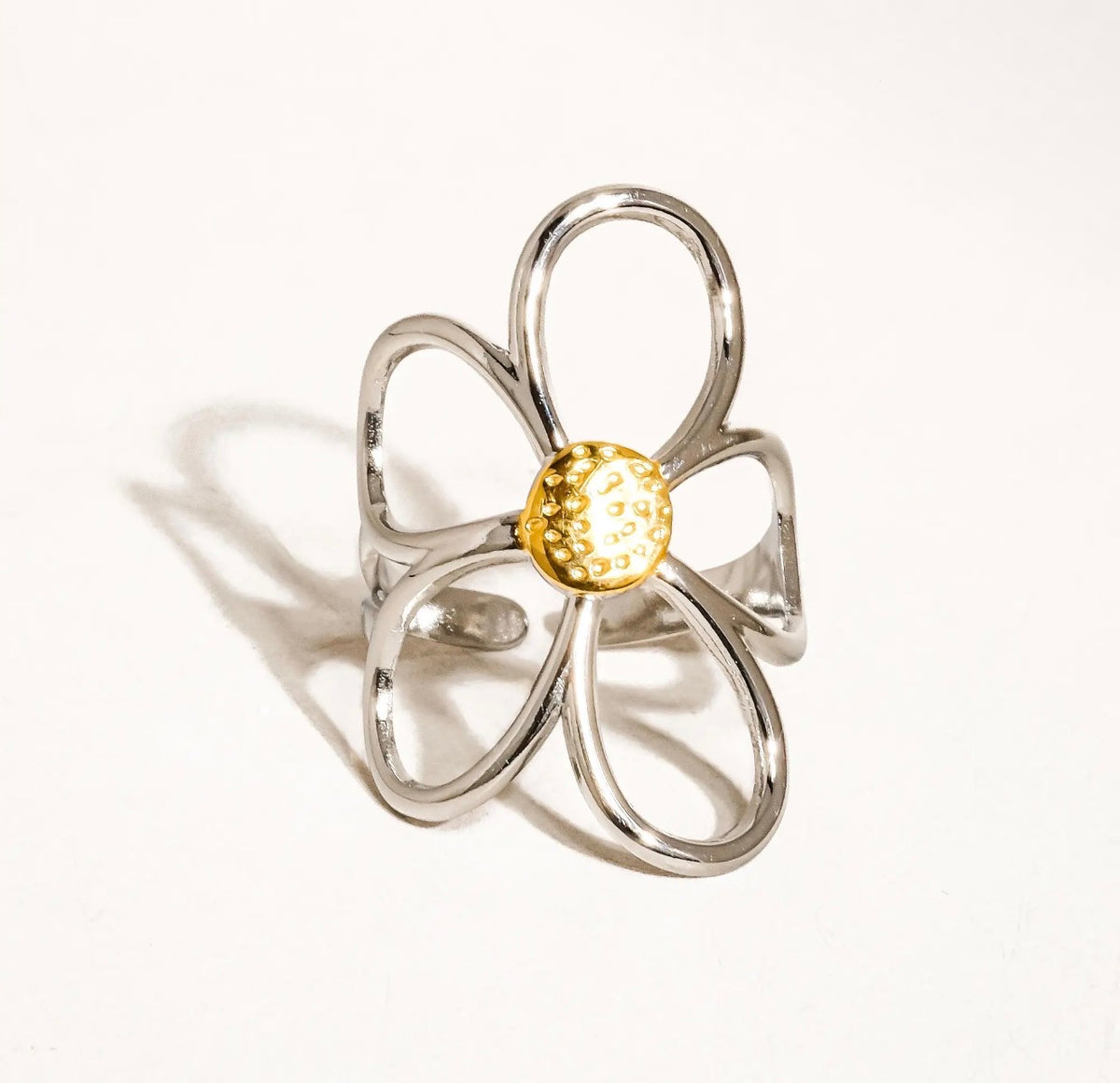 The Rosemary Non Tarnish Floral Ring