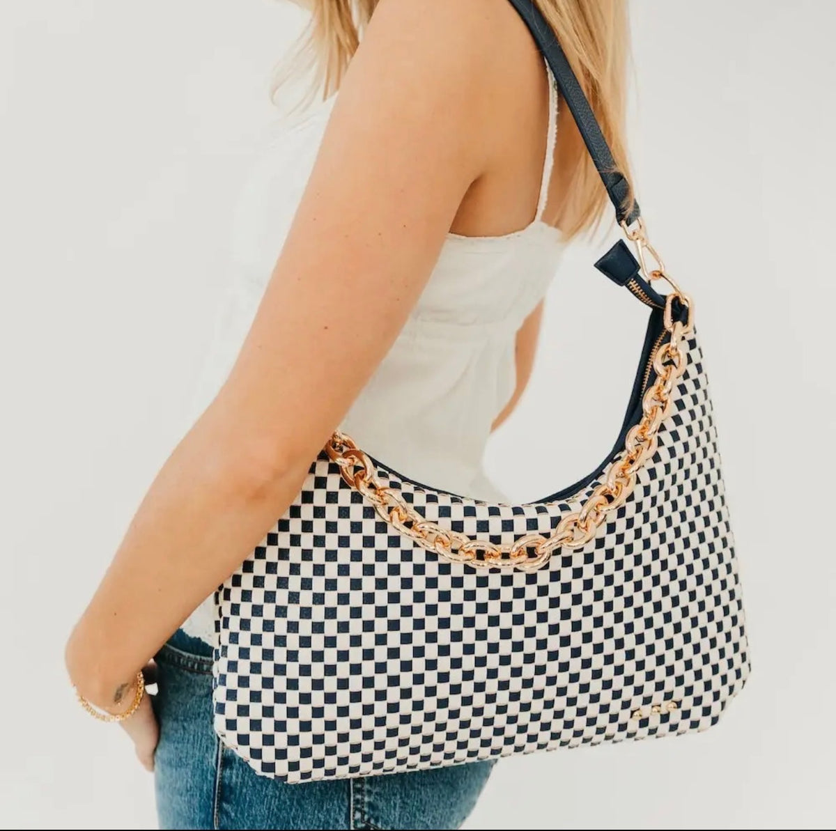 The Maeve Woven Shoulder Bag