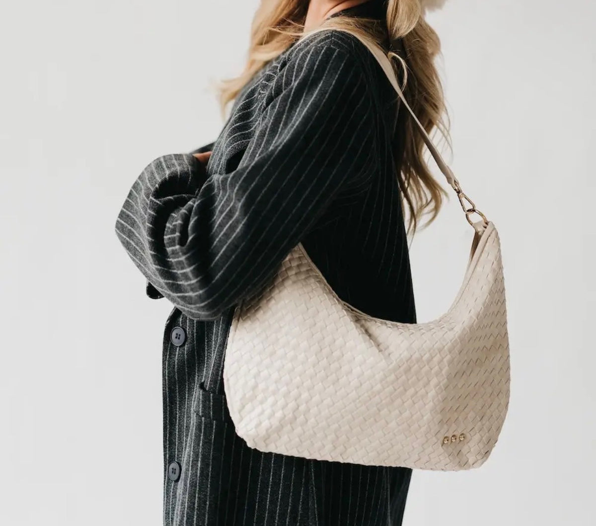 The Maeve Woven Shoulder Bag