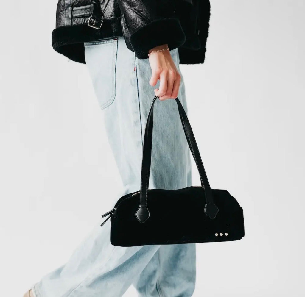 The Penelope Suede Shoulder Bag