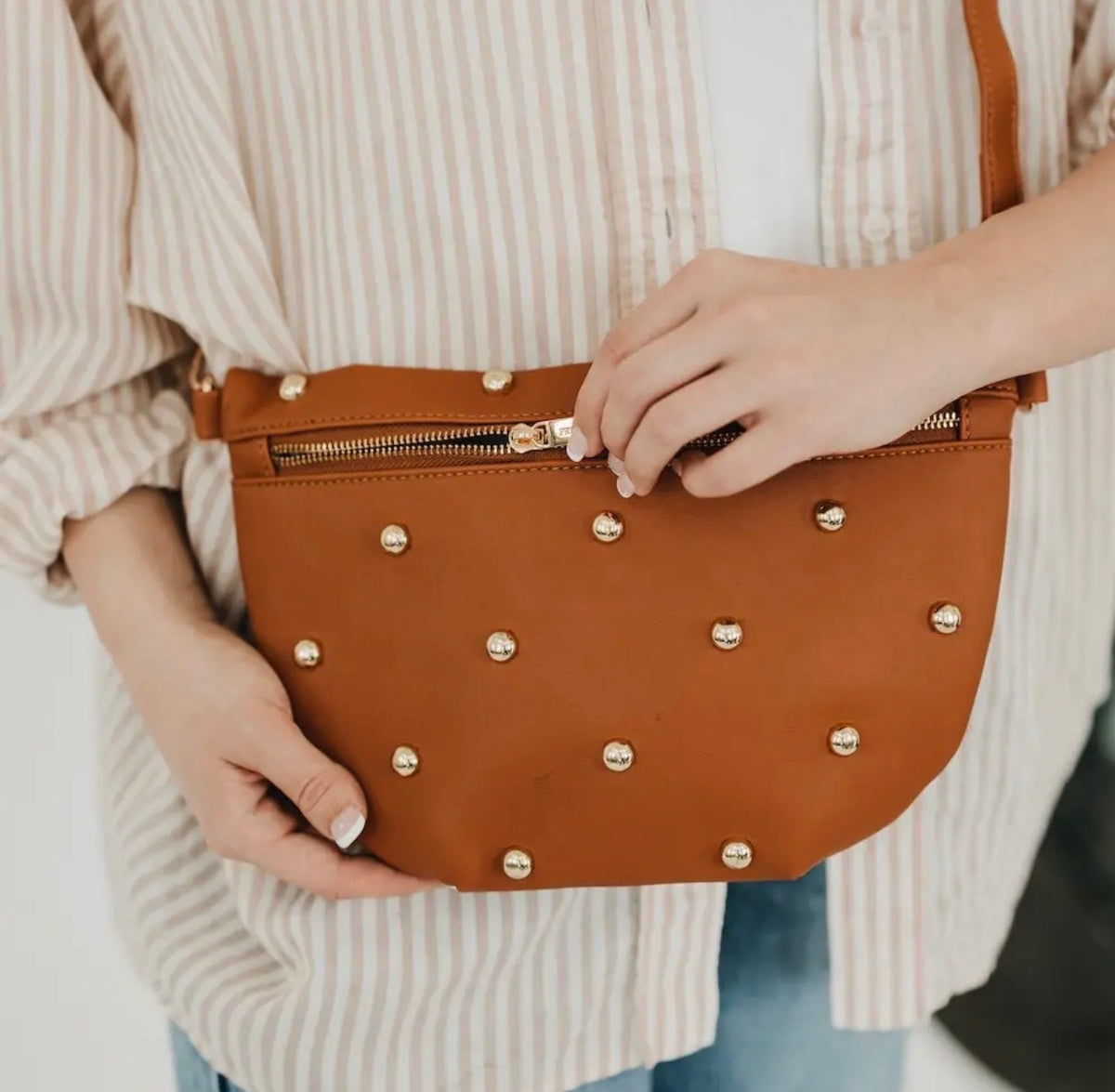 The Millie Mae Studded Bum Bag