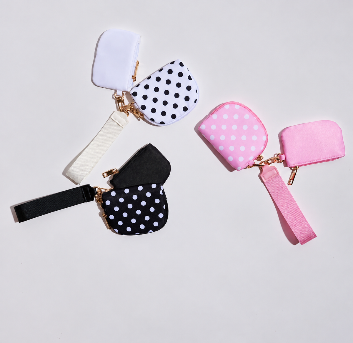 The Posie Polka Dot Link & Carry Wristlet