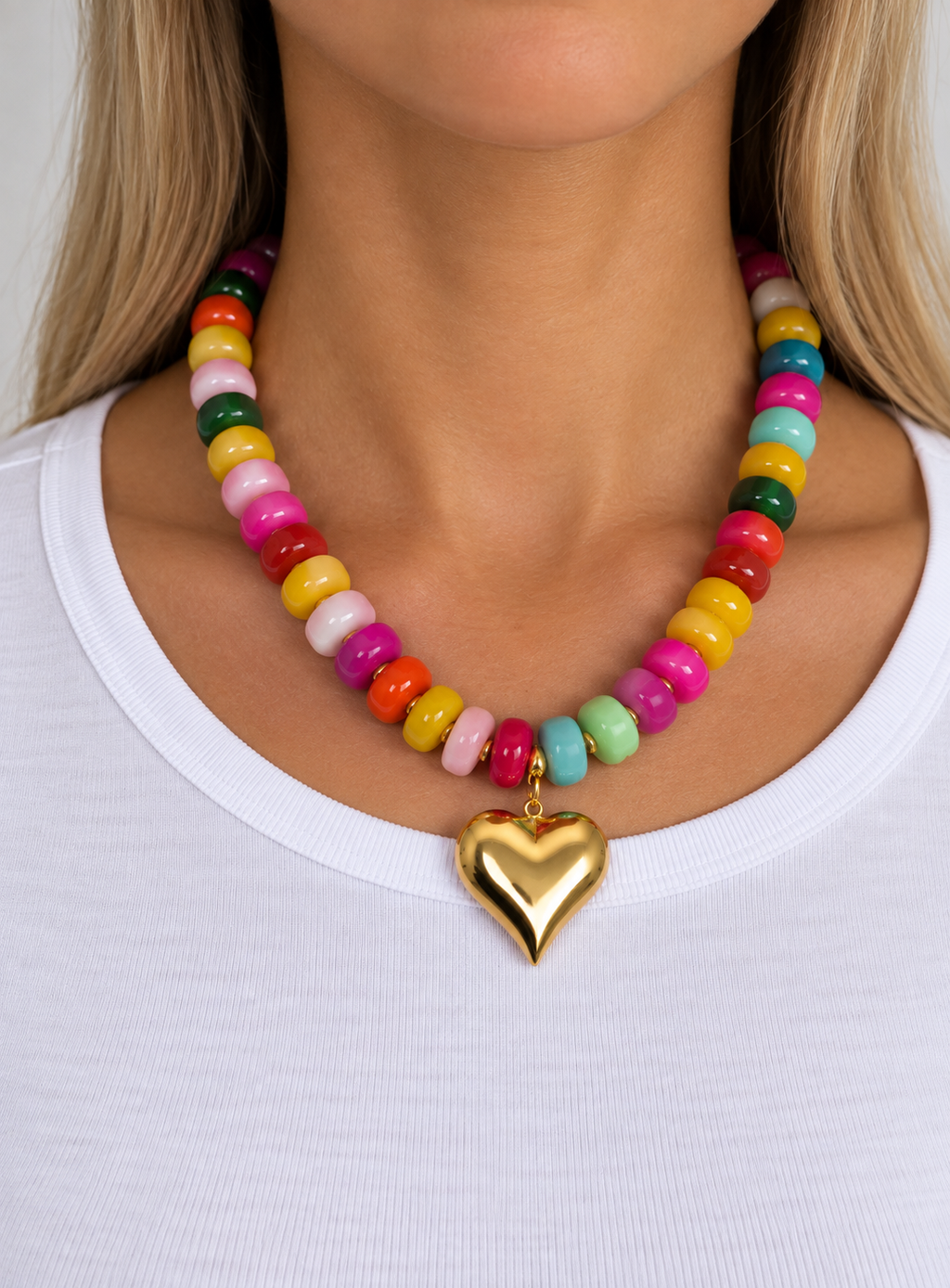 The Confetti Heart Necklace
