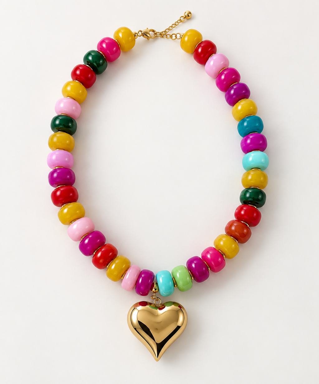 The Confetti Heart Necklace