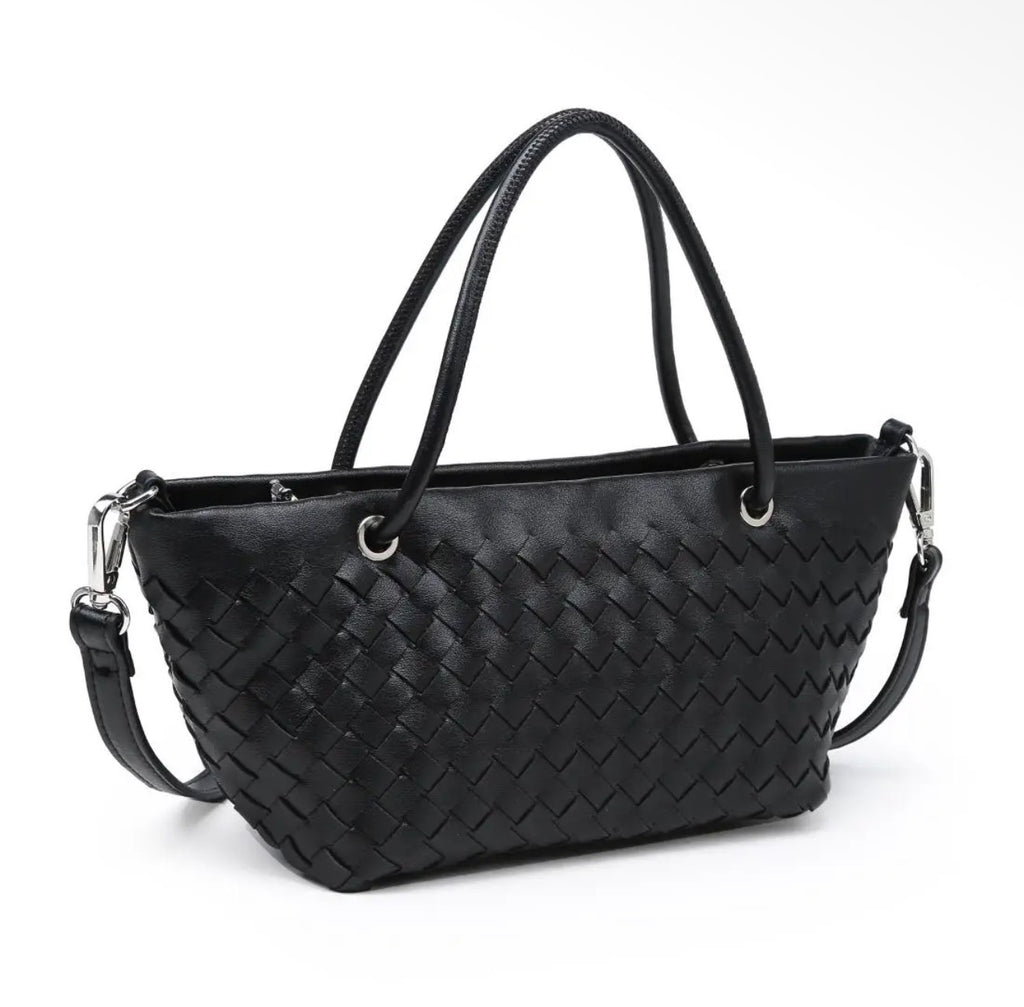 The Nattie Weave Crossbody Bag