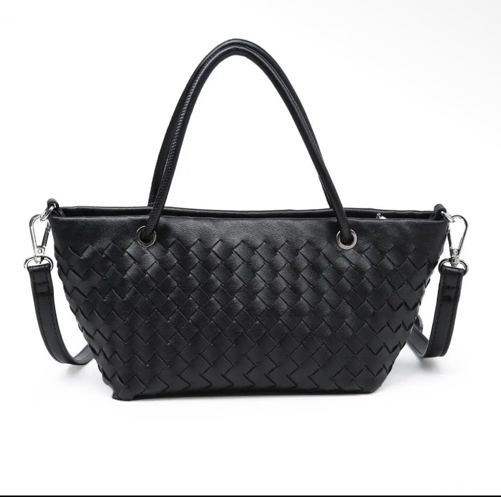 The Nattie Weave Crossbody Bag