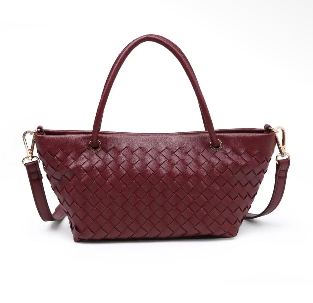 The Nattie Weave Crossbody Bag
