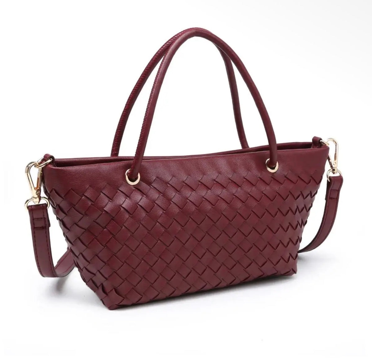 The Nattie Weave Crossbody Bag