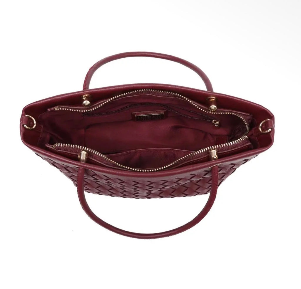 The Nattie Weave Crossbody Bag