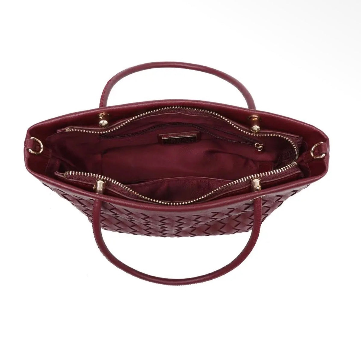 The Nattie Weave Crossbody Bag