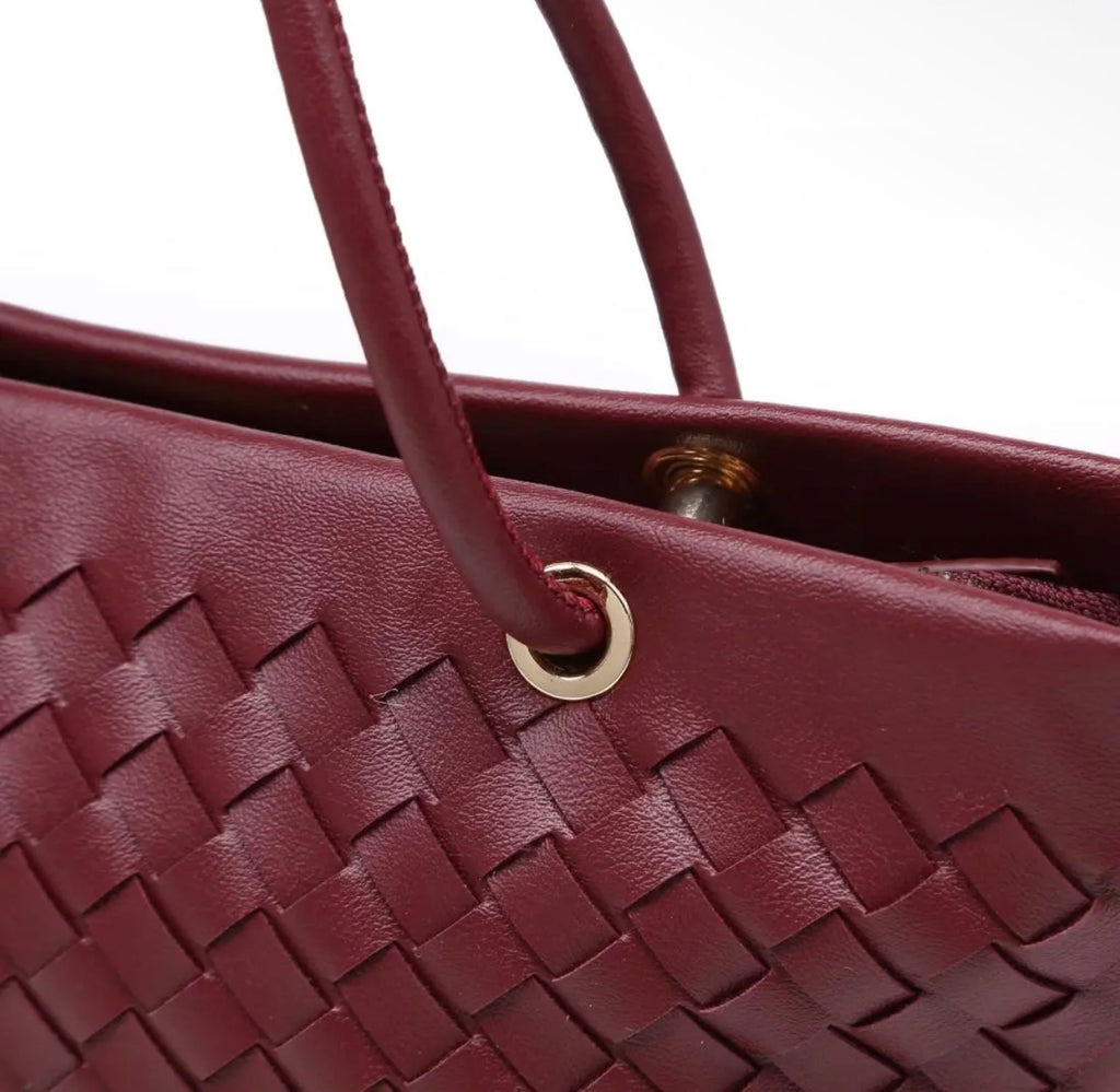 The Nattie Weave Crossbody Bag