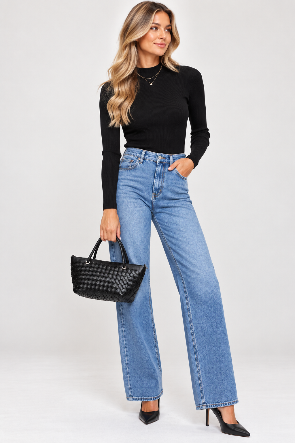The Nattie Weave Crossbody Bag