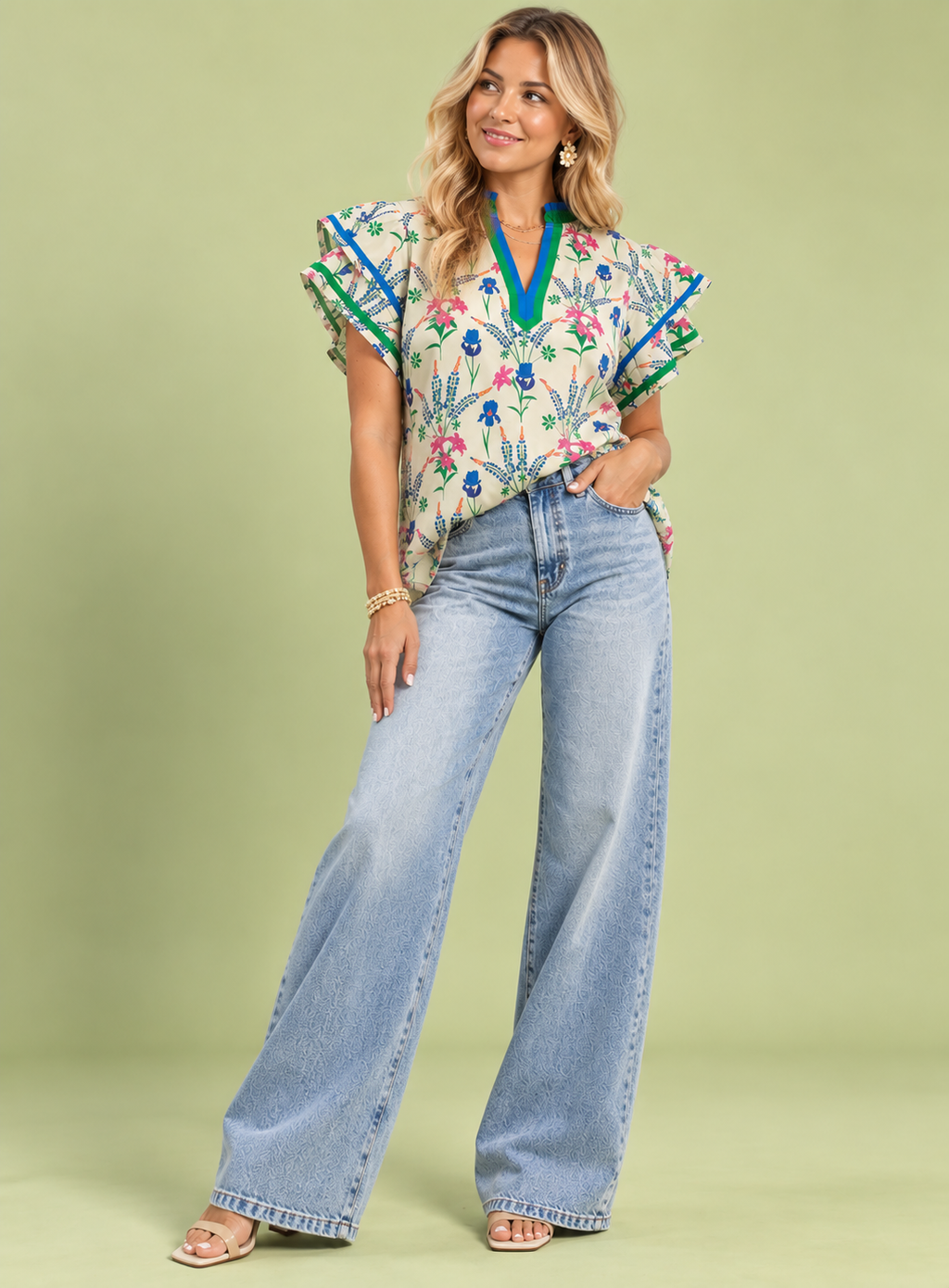 The Waverly Floral Top
