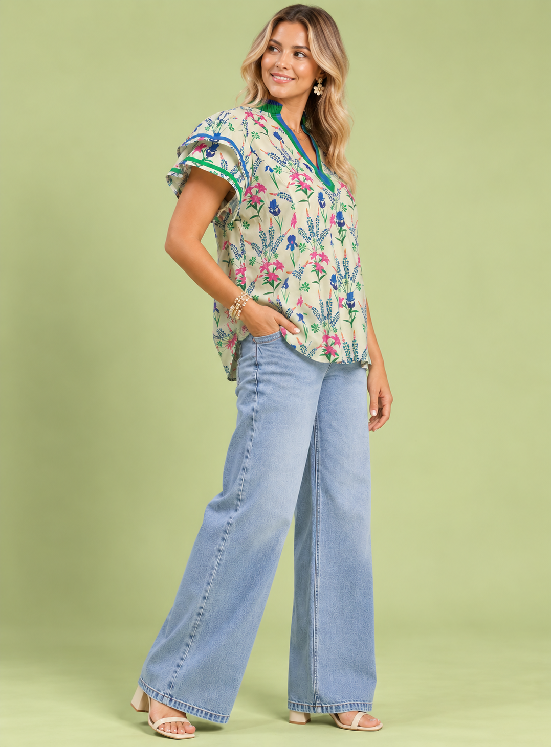 The Waverly Floral Top