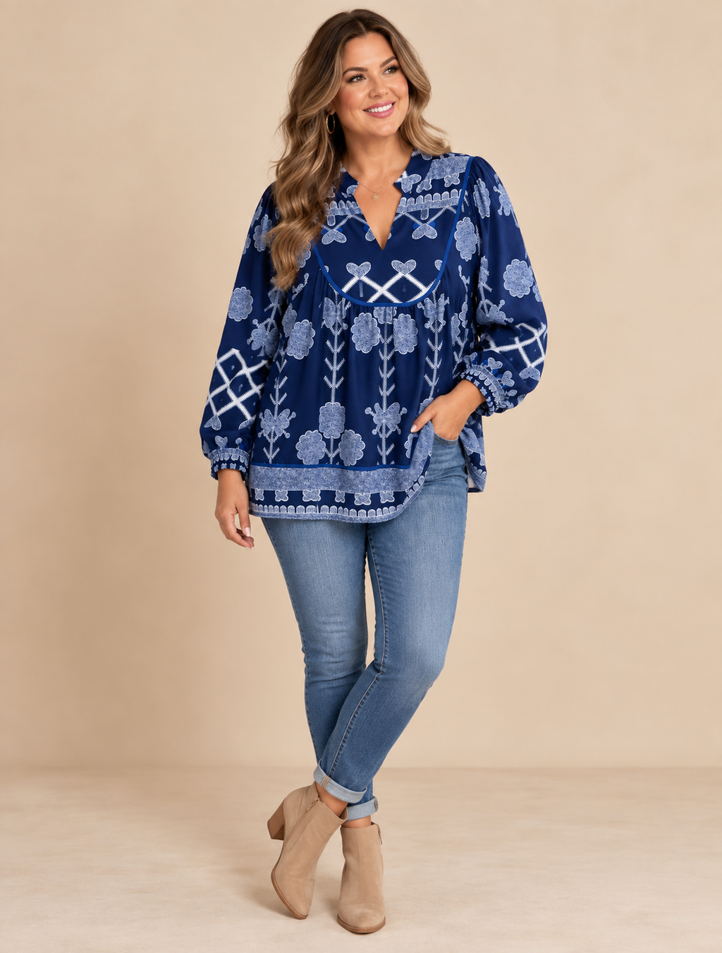 The Regan Floral Blouse