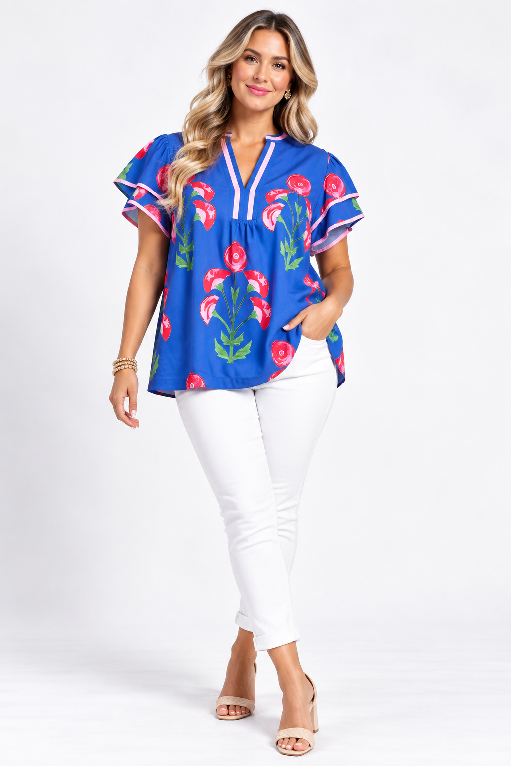 The Olivia Floral Blouse