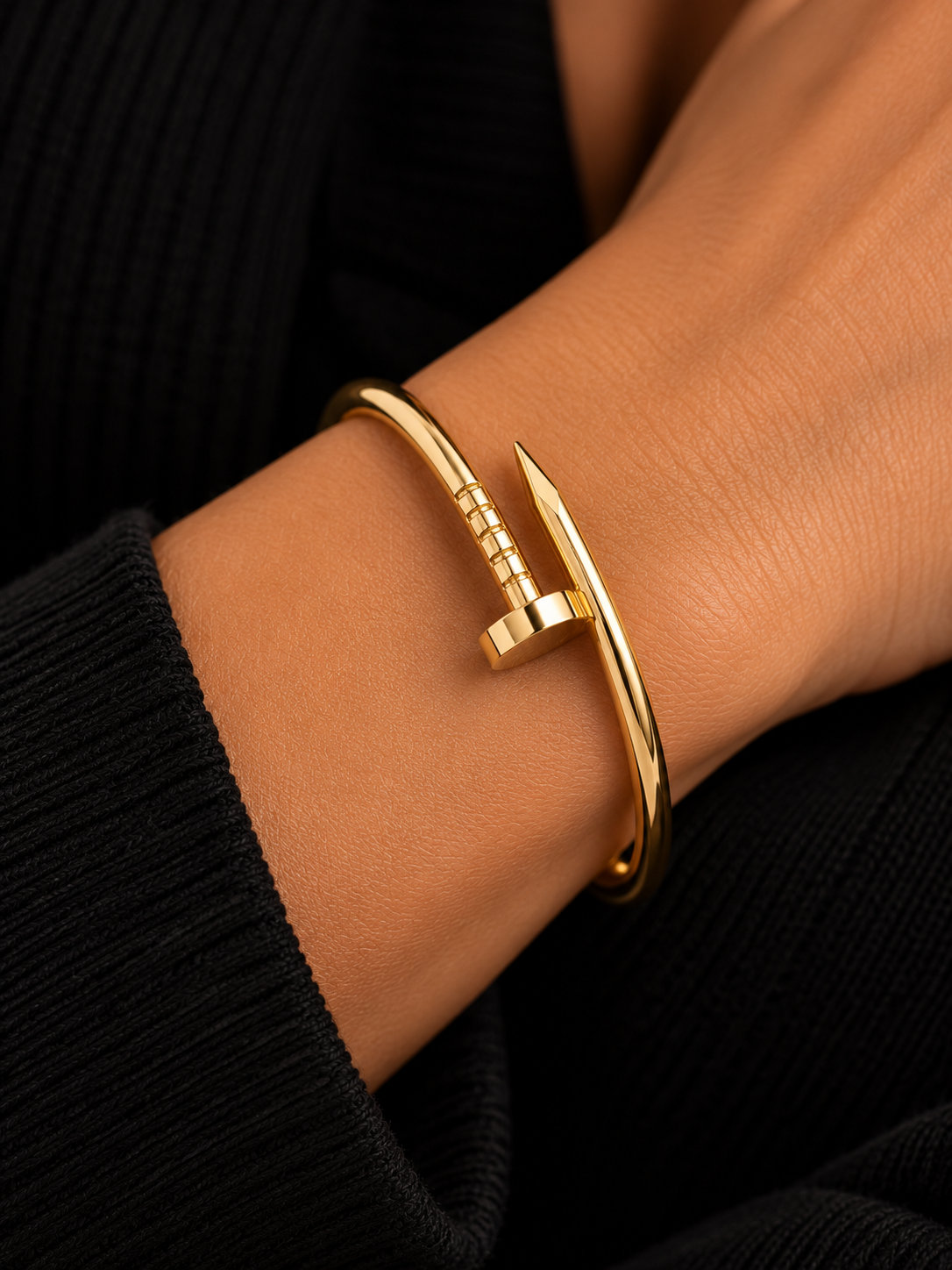 The Bridgette Nail Bangle Bracelet