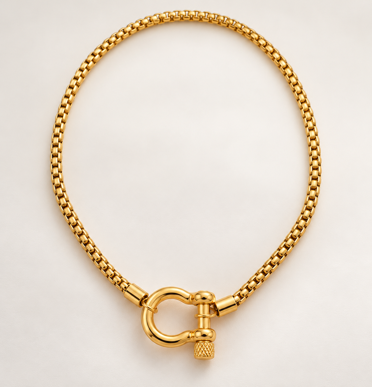 The Arden Horseshoe Buckle Necklace