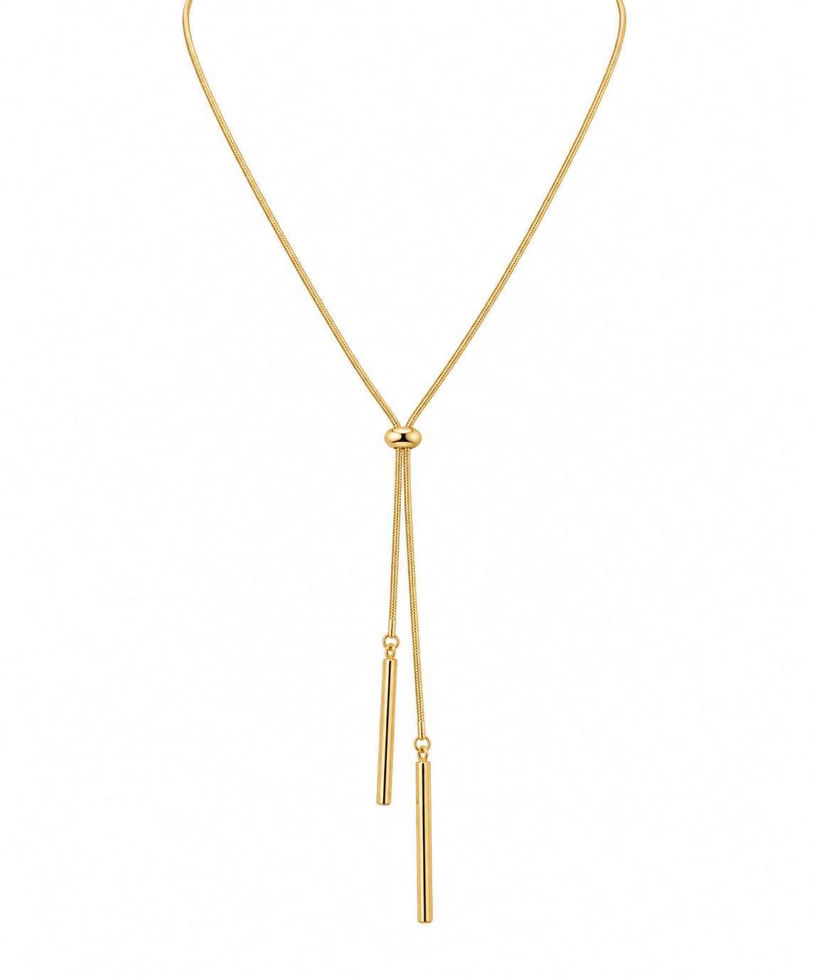 The Lennon Gold Lariat Necklace