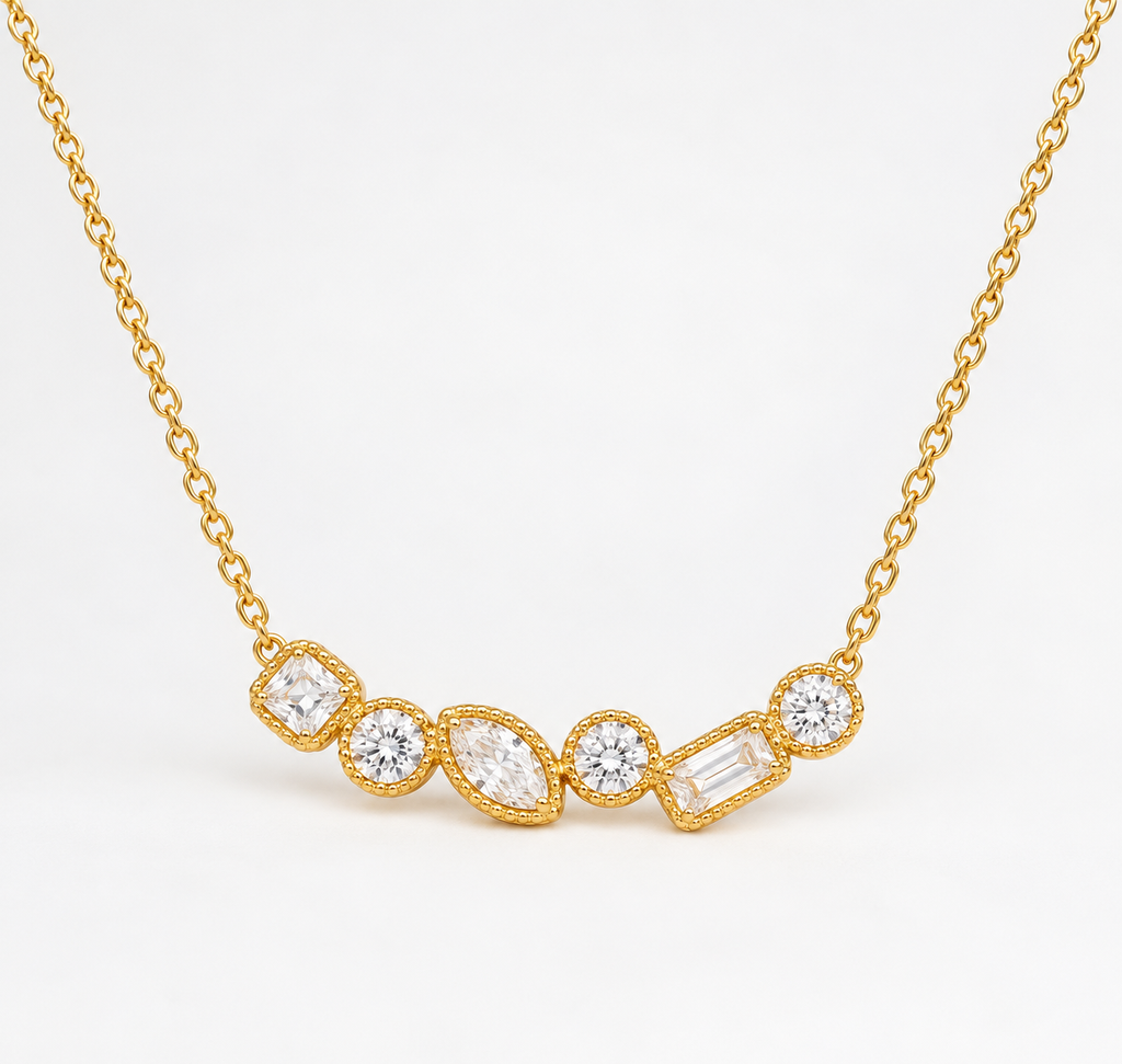 The Lillian Gold Zircon Necklace
