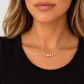 The Adelyn 18K Gold Crystal Necklace
