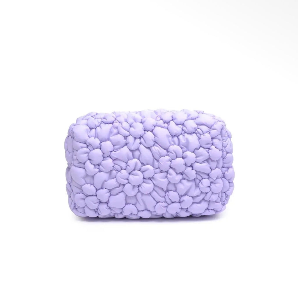 The Floral Pop Nylon Cosmetic & Travel Organizer Pouch