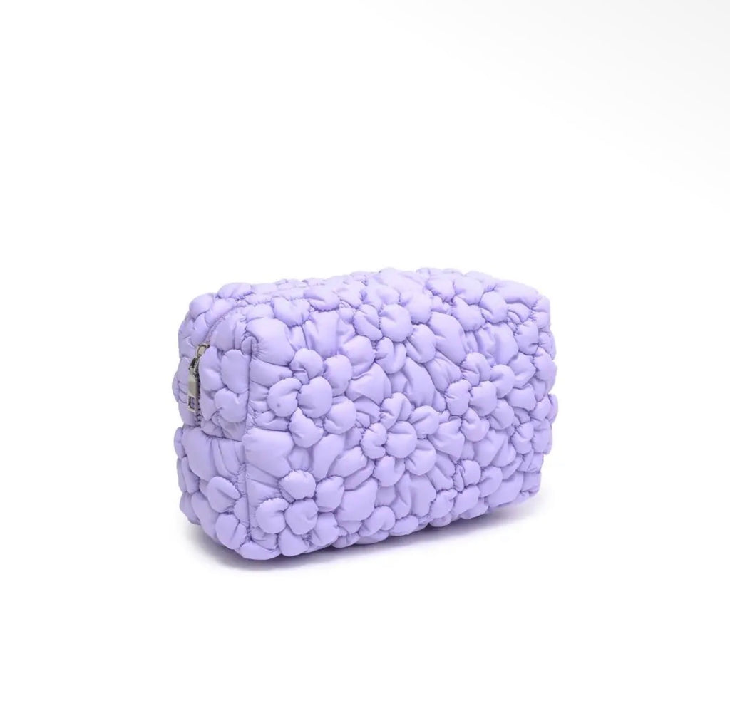The Floral Pop Nylon Cosmetic & Travel Organizer Pouch