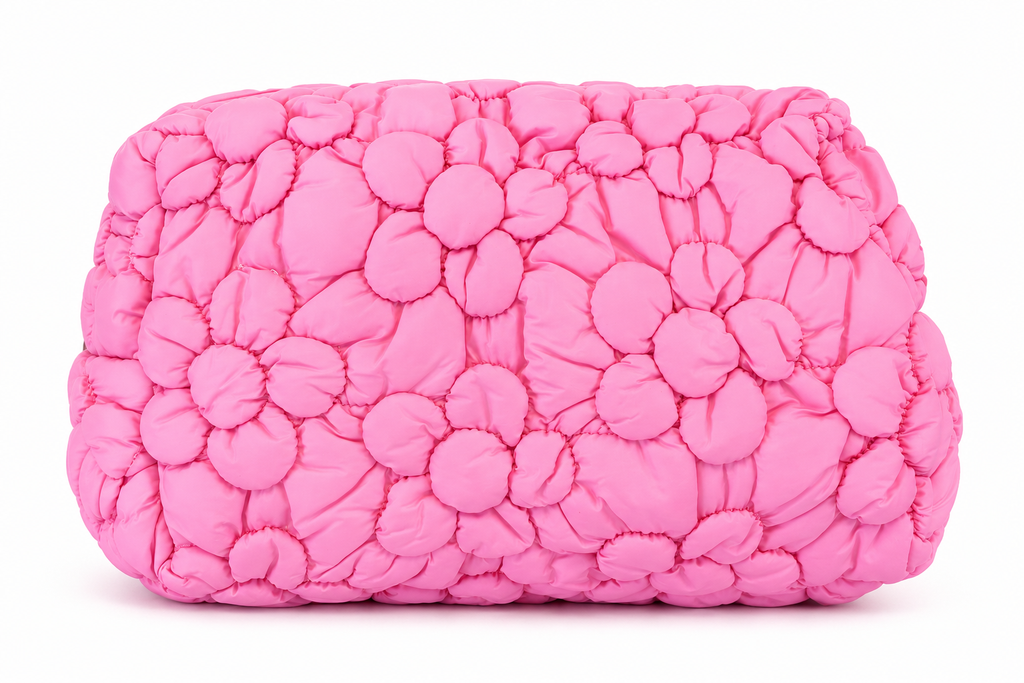 The Floral Pop Nylon Cosmetic & Travel Organizer Pouch