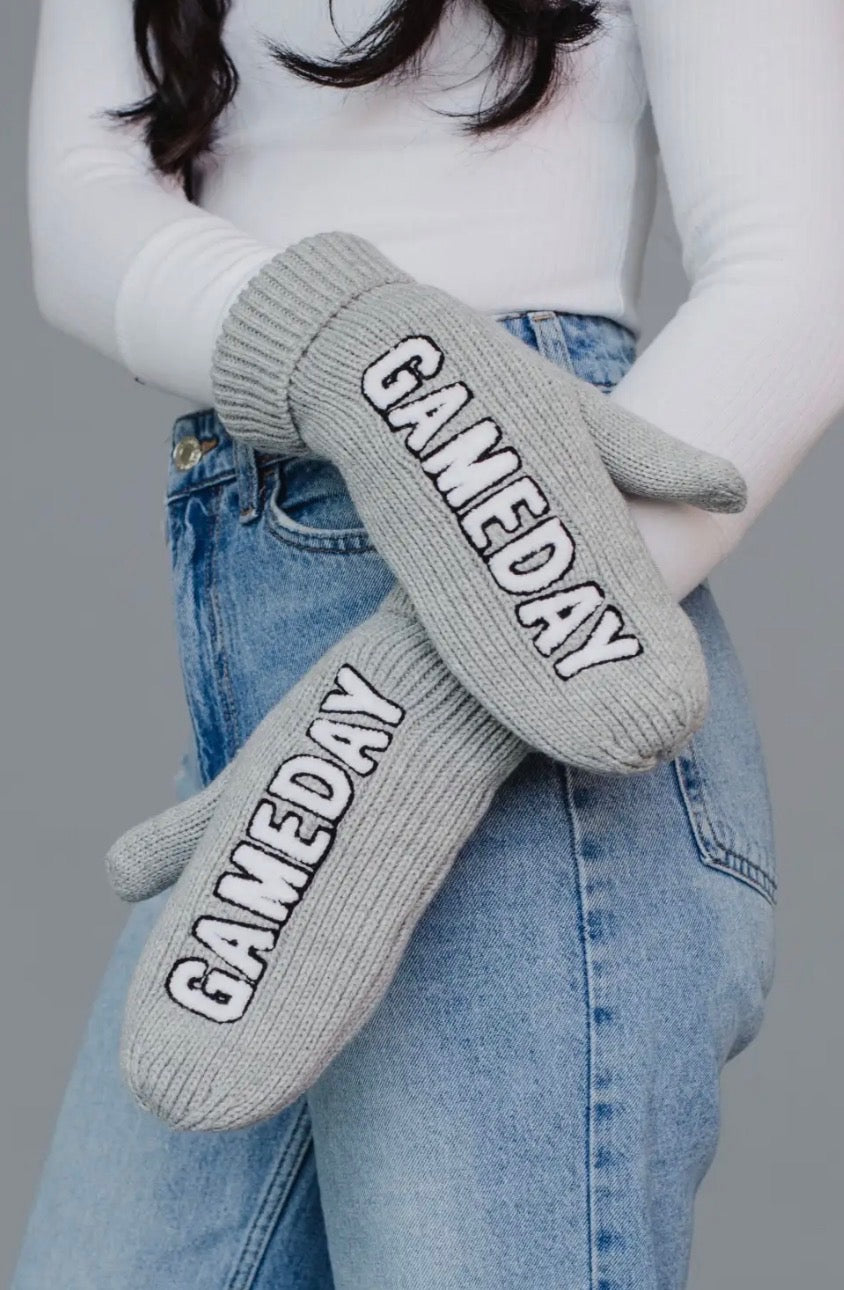 The Overtime Gray Mittens