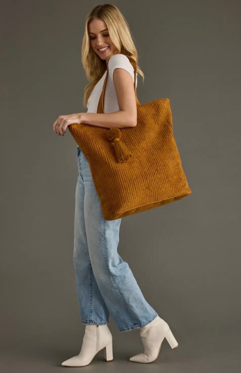 The Dakota Corduroy Tote