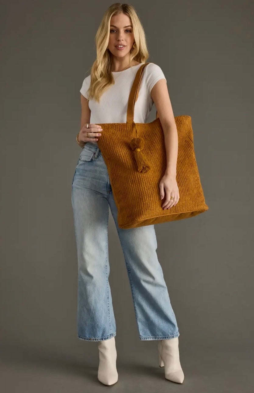 The Dakota Corduroy Tote