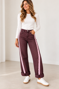 The Marlowe Lace Trim Jeans