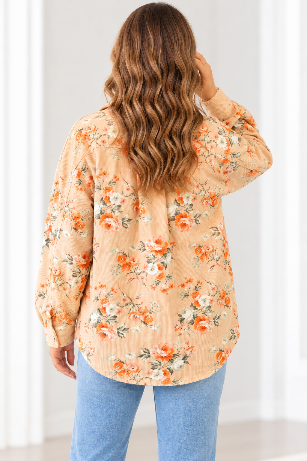 The Harper Floral Denim Jacket