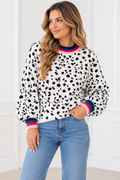 The Hazel Leopard Sweater