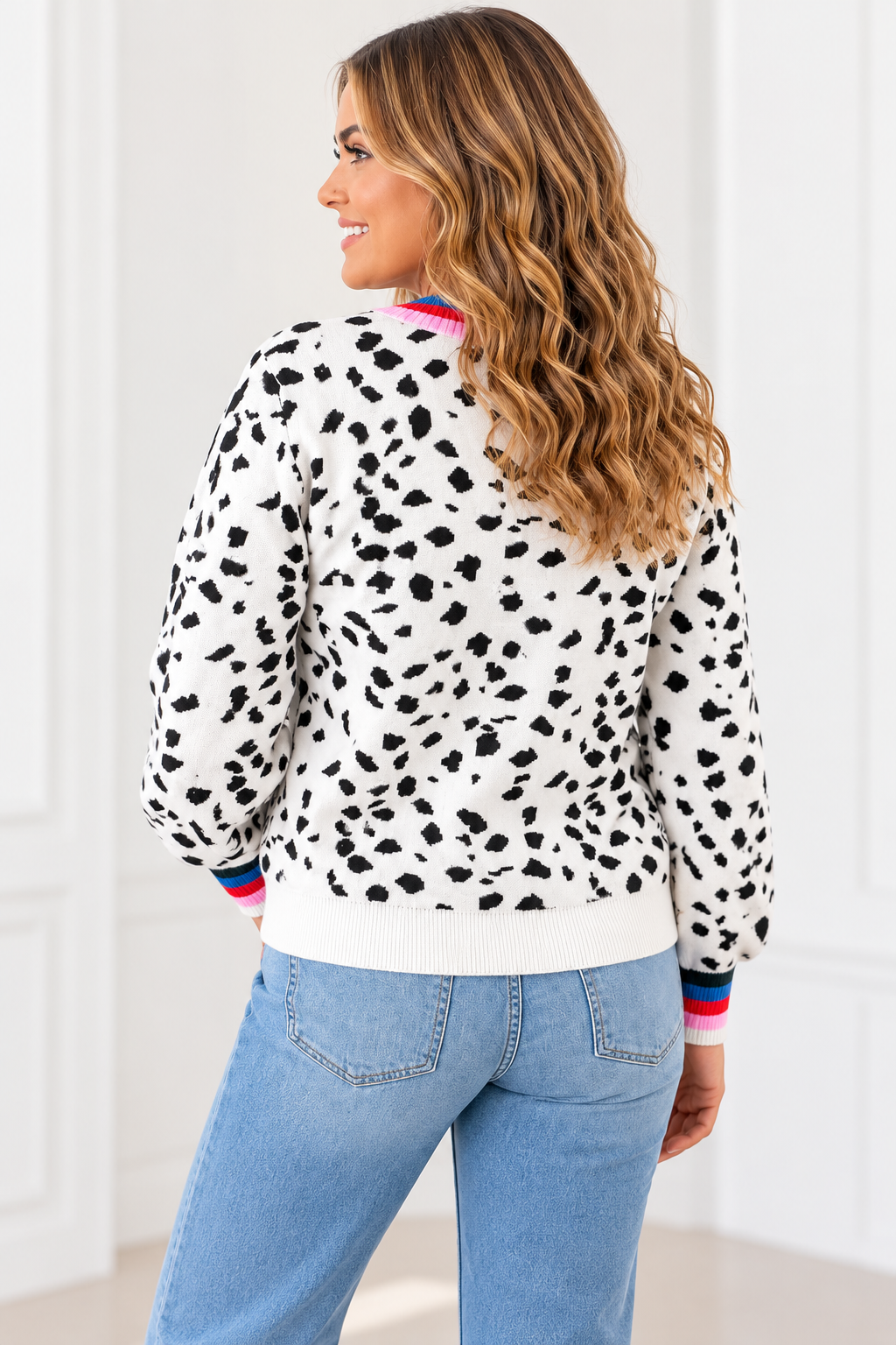 The Hazel Leopard Sweater