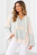 The Brielle Floral Lace Patchwork Top