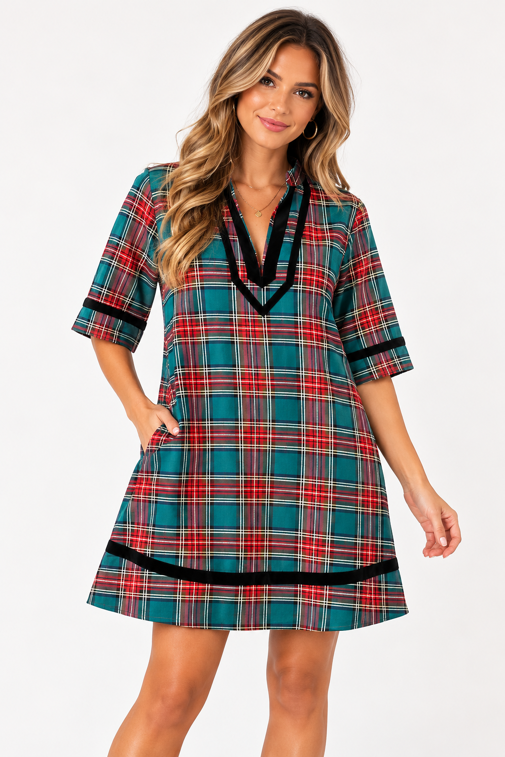 The Holly & Ivy Plaid Dress