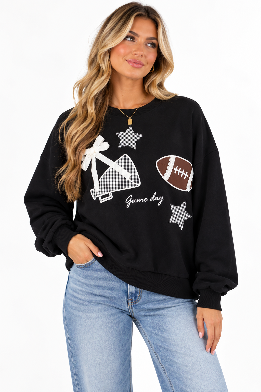 The Varsity Bow Game Day Sweatshirt
