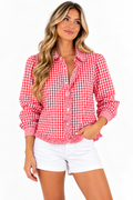 The Lucy Plaid Top