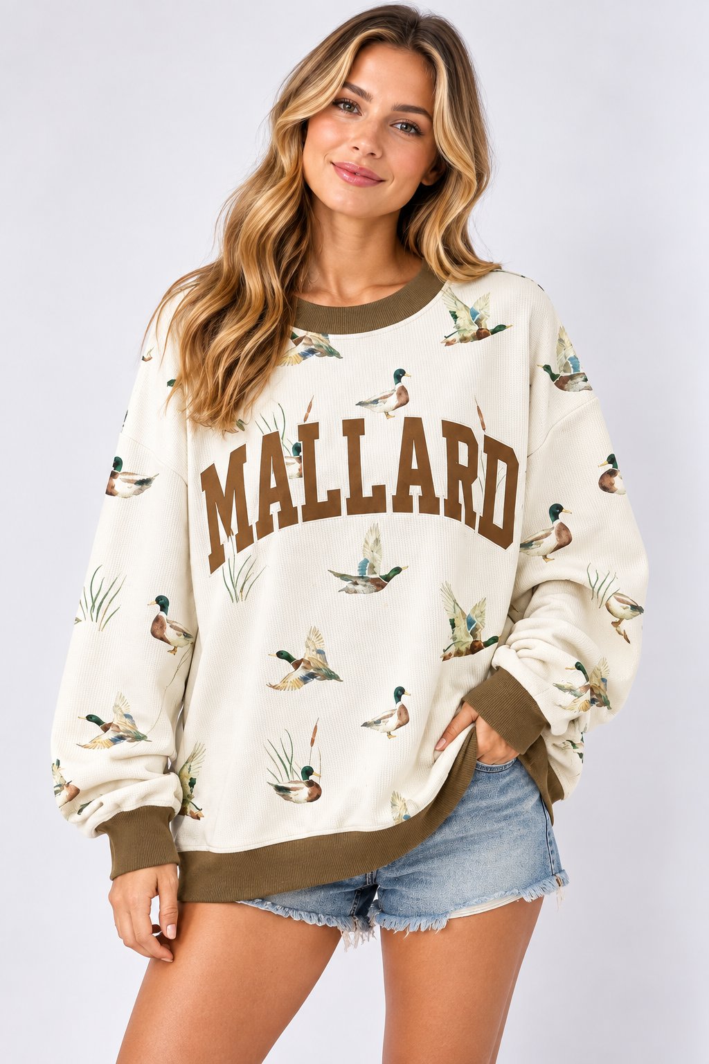 The Mallory Mallard & Howdy Sweatshirt