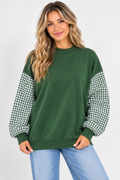 The Olive Mae Gingham Sweatshirt