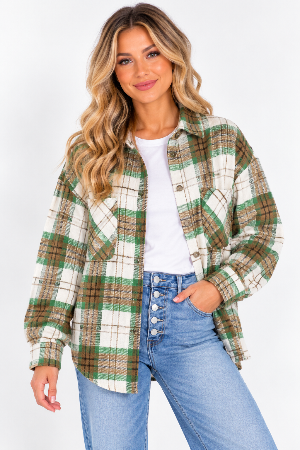 The Tinsley Plaid Shacket