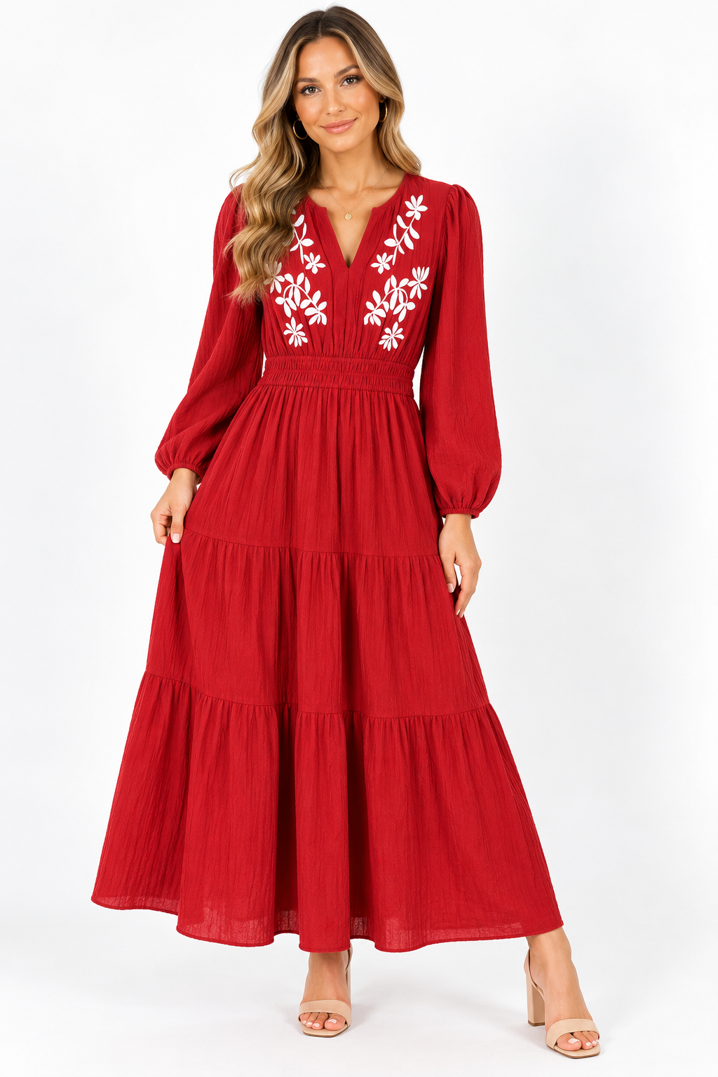 The Ruby Jane Embroidered Maxi Dress