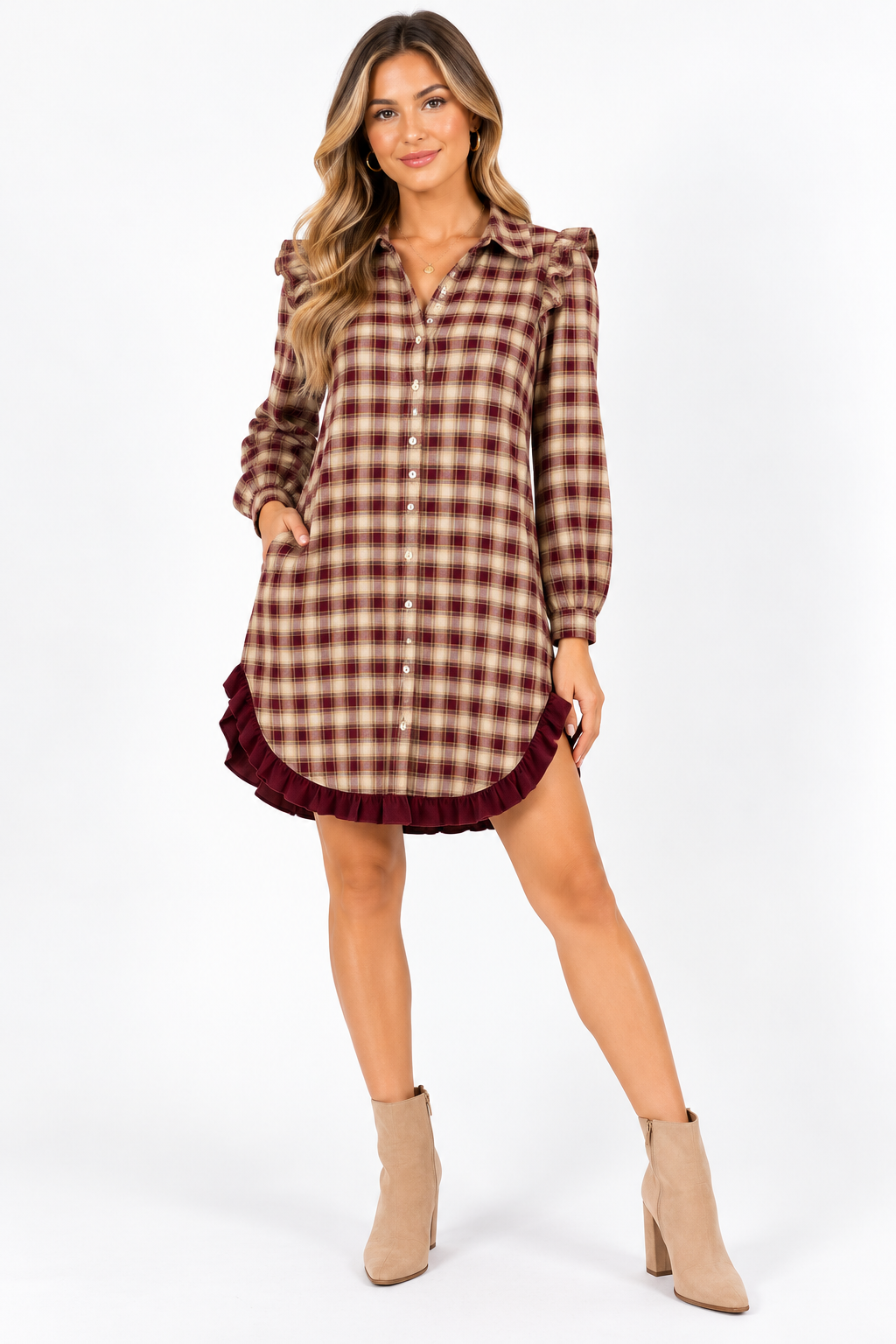 The Charlee Plaid Dress