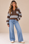 The Brynlee Polka Dot Pullover